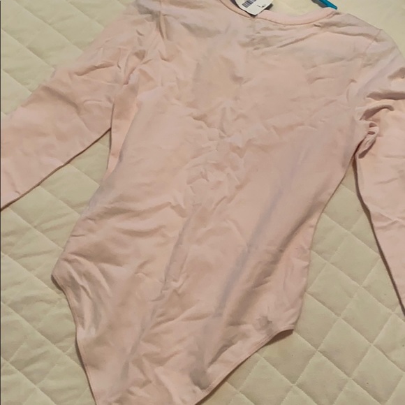 Forever 21 Pink Body Suit w Logo - Picture 4 of 4